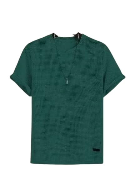 Image of Men Trendy Stripes Half Sleeves Comfortable, Breathable, Lightweight, Skin Friendly T-Shirt