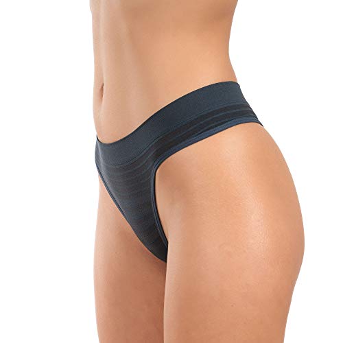 Image of Alyce Ives Intimates Womens Seamless No Show Thong, Pack of 12