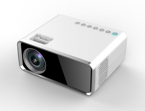 Vidéoprojecteur 25000 Lumens, 1080P Full HD, 5+2.4G WiFi & Bluetooth,Auto Focus,Projecteur Video d'affichage Home Cinéma de 300'