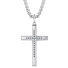 black cz cross