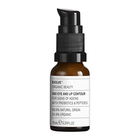 Evolve Organic Beauty - Natural 360 Eye + Lip Contour Cream | Small-Batch, Vegan Clean Beauty (0.45 oz | 15 mL) Cover