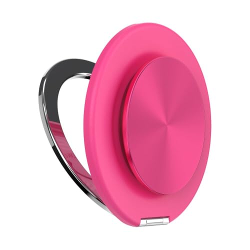 Image of PopSockets Kick-Out Grip for MagSafe, Adjustable Kickstand for Portrait or Landscape, Magnetic Stand, Hot Pink - Fuchsia