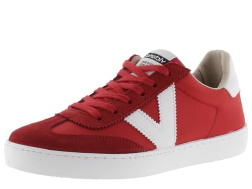 victoria Basket Berlin Ciclista Nylon & Piezas Serraje & Contraste Rojo 41