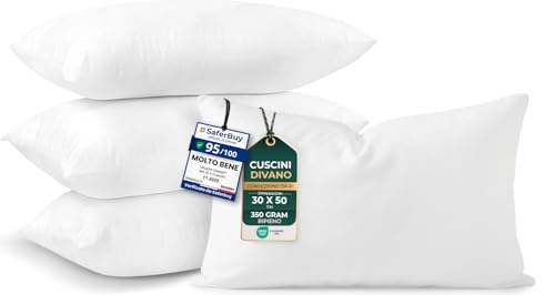 Accogliente e Morbido - I nostri inserti per cuscini non hanno solo una funzione estetica, ma danno anche una sensazione di relax e contribuiscono a creare un'atmosfera confortevole.