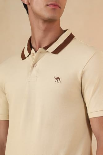 Image of Men's Polo - FYLTR Men's Regular Fit Polo T-Shirt with Contrast Tipping Collar - 100% Cotton | Soft Handfeel | Casual T-Shirts for Men