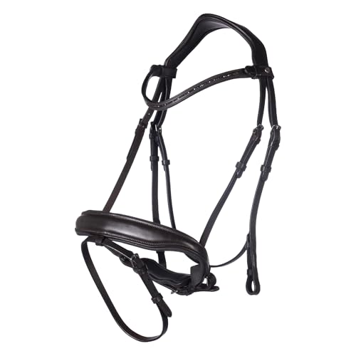HKM Ira Bridon Brun Cheval | Évite les frottements grâce au cuir souple