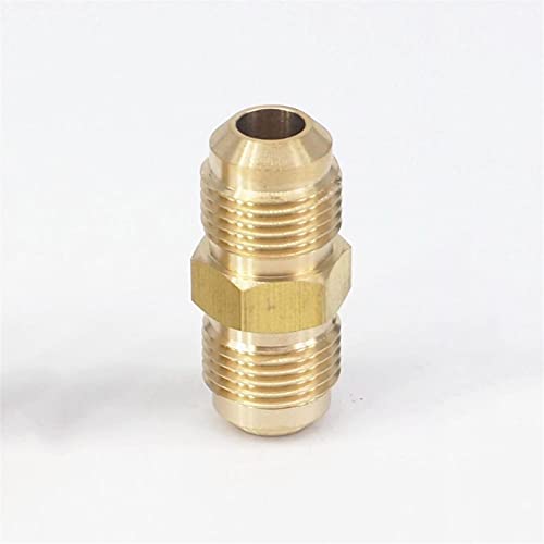 Qinlu-Brass Connector Hose Fitting Fit Tube OD 1/4