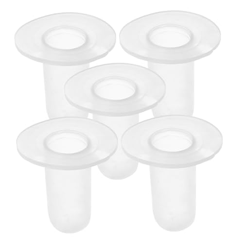 Abaodam 5pcs Calf Milk Nipple Soft Nursing Teat for Leakproof Design Spillage Pet Feeding Utensils for Young