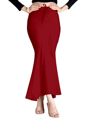 Image of Flare Saree Silhouette, Saree Shapewear,Saree contour, Saree Shaper, Petticoat, Skirts for Women & Girls, Cotton Lycra Shape Wear for Saree