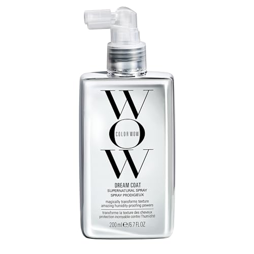 Color Wow Dream Coat Spray - Producto de peinado anti-encrespamiento para pelo súper liso - Protección térmica que dura hasta 3 lavados - Spray brillante e hidratante para cabello liso - 200 ml