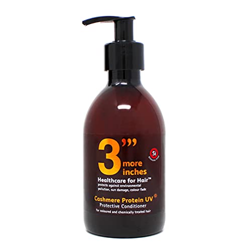 3'''More Inches Cashmere Protein UV Protective Conditioner 250ml - Restoring & Strengthening Conditioner - Color Protective- Silicone Free - With Protein Amino Acids - Hair Care by Michael Van Clarke
