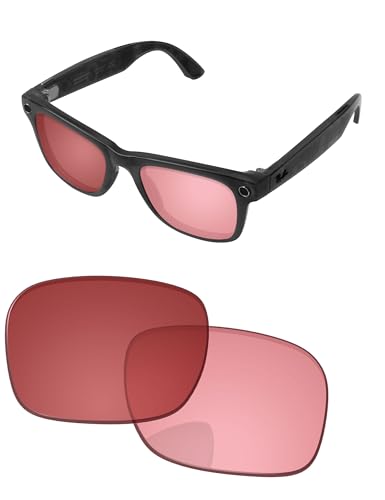 Image of Replacement Lenses for Ray-Ban Meta Wayfarer RW4006 & RW4012 50mm AI Glasses - Photochromic, Anti Blue Light Lens