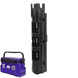 釣具ボックス | 二重層タックルボックスコンテナ大型釣り収納ボックス - ポータブルで丈夫なタックル収納ボックスオーガナイザー釣り竿用大型釣りボックス、トレイ付き釣りオーガナイザーボックス 釣りオーガナイザーボックス