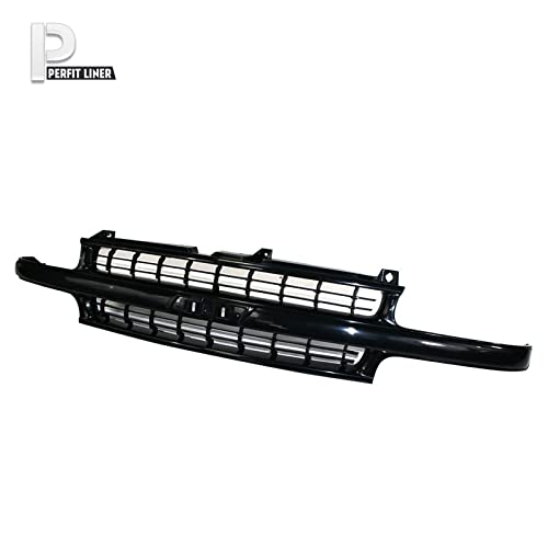 image for Perfit Liner Front Grille Grill Black Compatible With CHEVROLET 1999-2