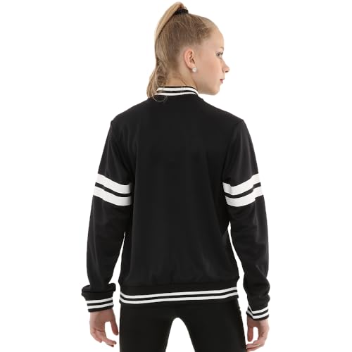 Move U Varsity Bomber Track Jacket for Girls2