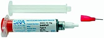 SRA 63/37 Solder Paste T5-15 Grams in a 5cc Syringe