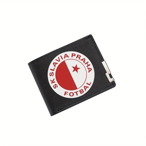 Portefeuille Slavia Praha Fotbal homme moderne cadeau chic pour papa