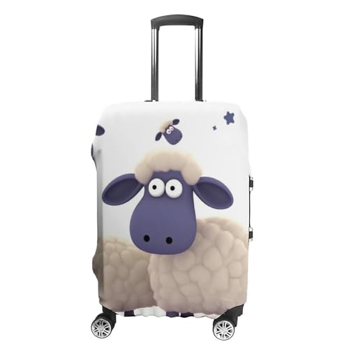 Sheep Luggage Cover Washable Elastic Suitcase Cover, Anti Scratch Personalized Suitcase Protectors, Fashion Baggage Covers For Travel