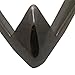 2 Pieces Shoes Pointed Protector Shoes Tips Cap Accessories Supplies Repair Elegant Decorative Solid Color High Heels Toe Cap, Gray