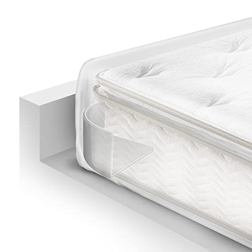 Bed Sheet Holders – Heavy-Duty Fitted Sheet Gripper with 360 Degree Non-Slip Grip, Corner Sheet Holder Fit for Bed Sizes, One-Time Installation, Keeps Sheets Firm & Tight, 1-Pack