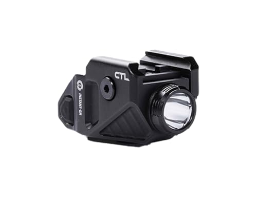 Viridian New CTL Rechargeable Compact High Output 525 Lumen Weapon Light, with SAFECharge Power Source, Universal Rail Mounted, Instant-ON - Viridian Weapon Technologies
