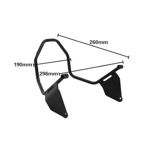 Crash bar XADV750 MoGarde avec structure renforcée noire en acier - 6