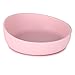 iKiKin Piatto con Ventosa per Bambini, Piatti in Silicone Bambini, Antiscivolo, Senza BPA, Certificati FDA, Sicuri in Microonde e in Lavastoviglie（Rosa chiaro）