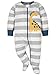 Gerber Baby-Jungen 4er-Pack Sleep'N Play Strampler und Kleinkind-Schlafanzüge, Dinosaurierblau, 0–3 Monate