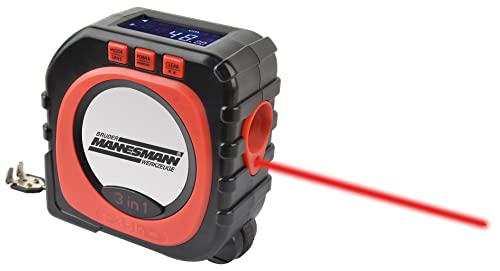 Preisvergleich Produktbild Brüder Mannesmann M80525 Digitales Maßband, 3 in 1