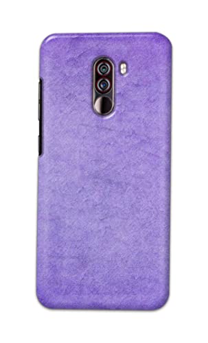 Image of Plain Purple Hard Back Case Cover for Poco F1, Pocophone F1 Back Cover -(J5) VNS2226