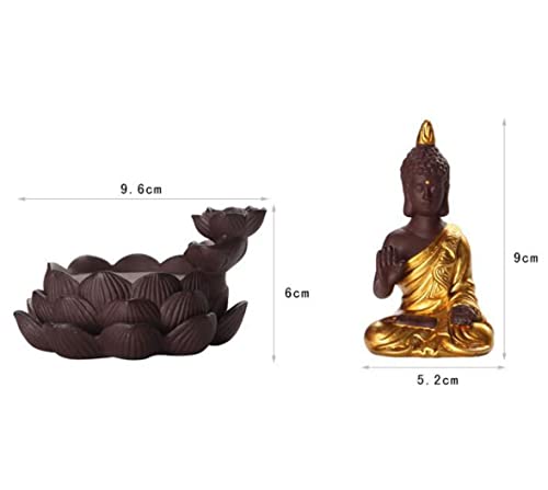 Brûleur d'encens cascade Bouddha Thaï déco maison et encensoir zen