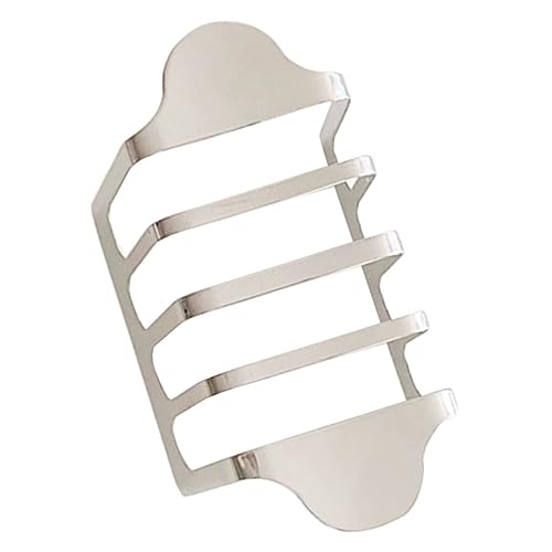 SOLUSTRE Stainless Steel Toast Rack Stylish Countertop Toast Stand for Daily Use Kitchen Supply for Home Cafes Restaurants Stable Design for Up to Slices