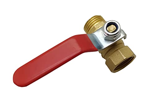 Nysus 1/2 Inch Npt Ball Valve, Shut-Off Valve For Air, Oil And Gas, Brass Material With Male Npt (Mnpt) X Female Npt (Fnpt) Thread, thumb #2