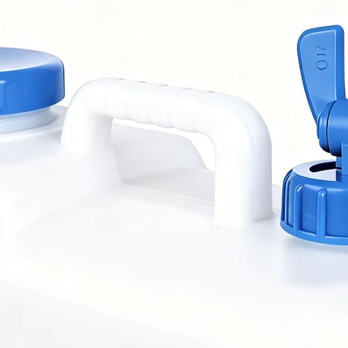 Récipient d'eau portable robuste avec robinet réglable et poignée fixe