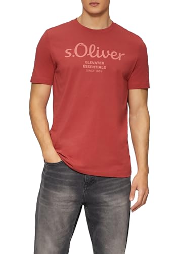 s.Oliver Baumwoll-T-Shirt mit Logo-Print