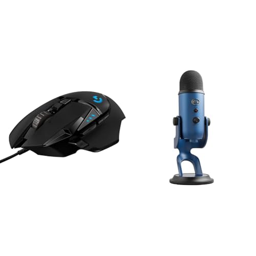 Image of Logitech G502 Hero High Performance Wired Gaming Mouse, Hero 25K Sensor, 25,600 DPI, RGB, Adjustable