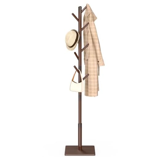 Stylish Freestanding Coat Rack with Hooks