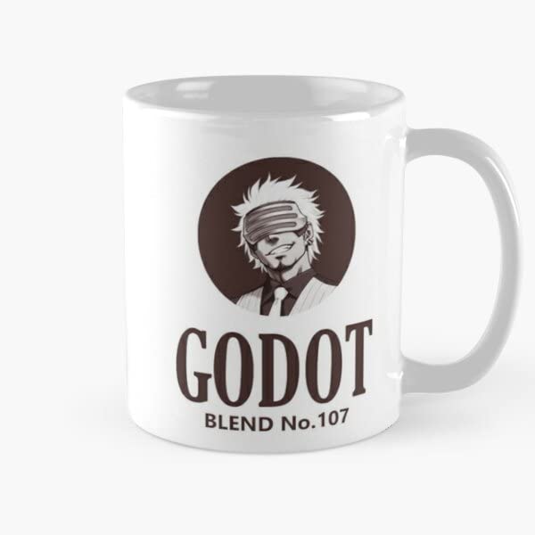 11oz Coffee Mug Godot Blend No. 107 Cute Mug Ceramic Coffee Mugs for Women And Men