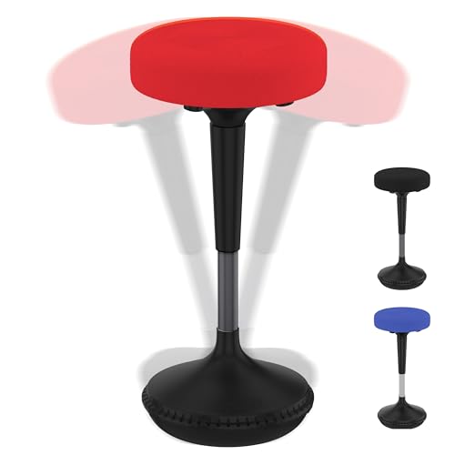 Image of Wobble Stool Standing Desk, Flexible Seating Adjustable Office Ergonomic Seating, Wobble Stools for Alternative Classroom Seating, Active ADHD Chair, Wiggle Chairs