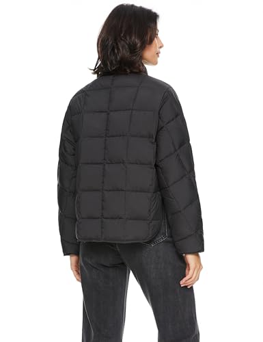 Orolay Women's Cropped Puffer Jacket Quilted Lightweight Oversized Down Coat Zip Up Spring Short Padded Outwear2