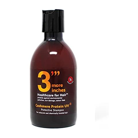 3'''More Inches Cashmere Protein UV Protective Shampoo 250ml - Restoring & Strengthening Shampoo - Color Protective - Silicone Free - With Protein Amino Acids - Hair Care by Michael Van Clarke Cover