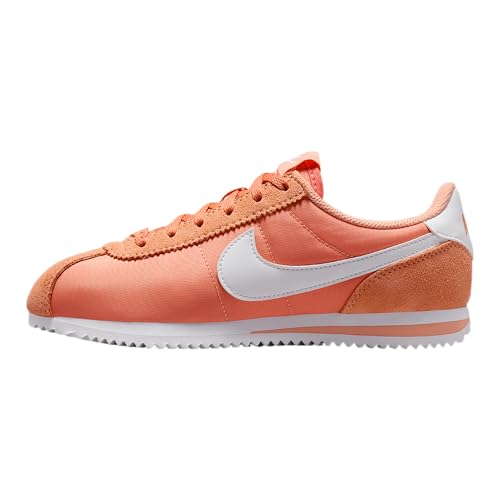 Nike Cortez Textile Big Kids' Shoes (Apricot Agate/White)
