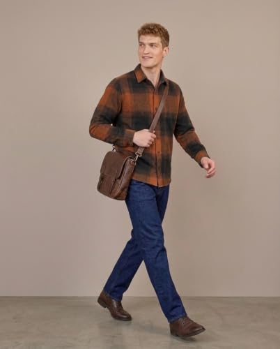 Image of DEELMO Men's Cotton Blend Printed Checkered Casual Shirt | Full Sleeve Button Down Regular Fit Collared Shirt | Soft & Breathable Everyday Wear for Office (Available in Plus Size)