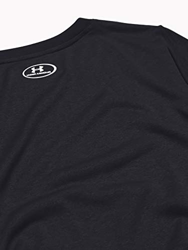 Under Armour Women's Tech Short-Sleeve T-Shirt , Black (001)/Metallic Silver , Medium