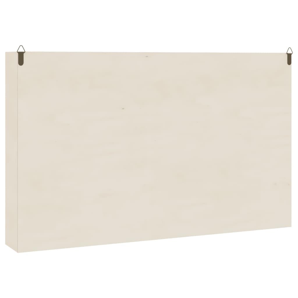 vidaXL Vitrina de Madera para coleccionistas con Puertas 60x8,5x37 cm