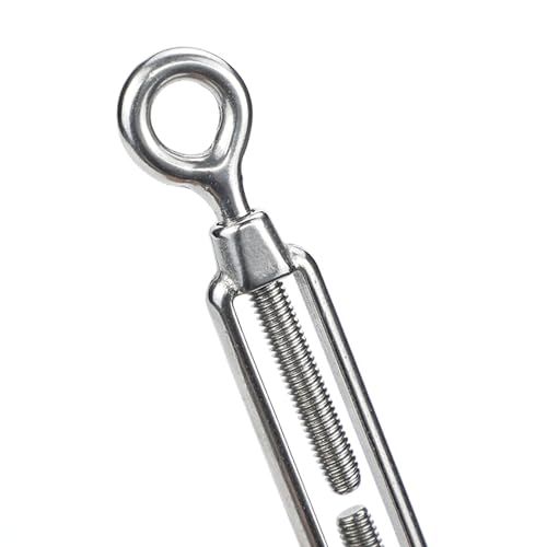 Tensor para cable de acero inoxidable con diseño de gancho en S - Ajustable, 1 pieza (SS316 M8 Hook/Eye) miniatura 4