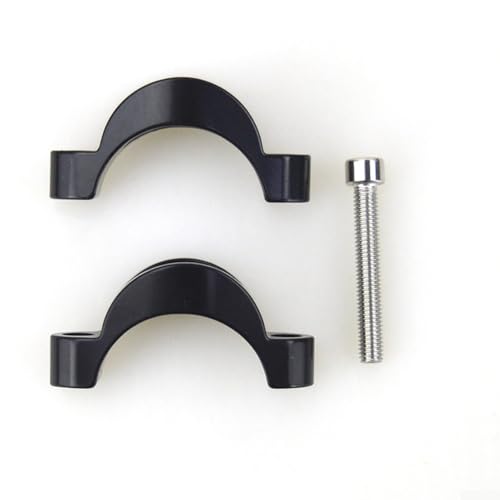 31,8 mm 10/20 mm Fahrrad-Abstandshalter Legierung Rest Bar Höhenverstellbar Aluminium Abstandshalter schwarzes Rundrohr kompatibel für TT-Lenker (20 mm)
