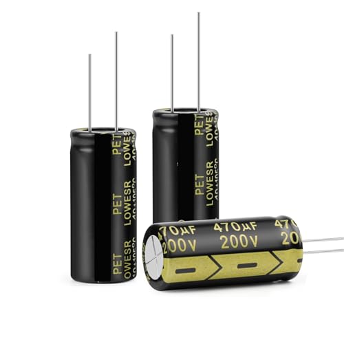 Condensateurs électrolytiques 200V 470UF à haute tolérance pour l'audio et la domotique