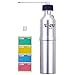 SBV 52141 Pulvérisateur à Pression en Aluminium Rechargeable, Aérosol Écologique Avec Soupape de Sécurité, Autocollants d'Identification, Parfait pour les Lubrifiants, Déodorants, etc. 500 ml