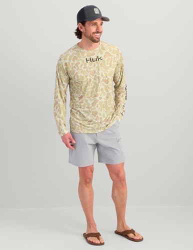 HUK Men's Pursuit Lite Crew, Lightweight Performance Long Sleeve Shirt with UPF Sun Protection2